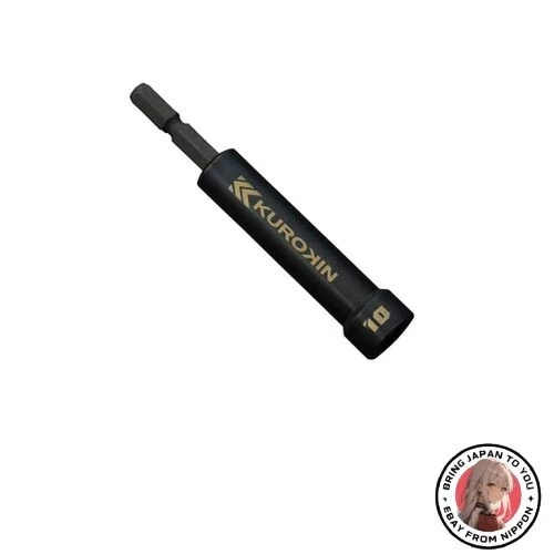 Nuova presa semi-lunga Fujiya nero oro 10 mm piatta 90 mm lunghezza totale 51... - Immagine 1 di 1