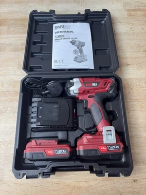 Olympia Tools X20SID2 Impact Driver 20 Volt 2 Batteries Hex Driver - Image 1 of 3