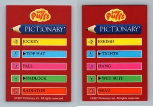 Jockey/Eskimo - Pictionary 1997 Sugar Puffs Game Card - Picture 1 of 1