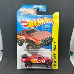 2015 Hot Wheels #120 HW Off-Road/Hot Trucks TOYOTA OFF-ROAD TRUCK Red w/Red Rim - Picture 1 of 4