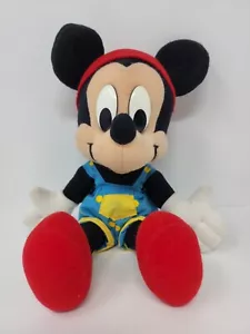 Vintage Disney Mattel Arco Toys Topolino 12" cappello retro salopette peluche - Foto 1 di 7
