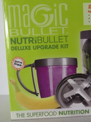 Magic Bullet NutriBullet Kit 5 Piece Set Not As Pictured 2 Blades 2 Cups 1 Ring - Image 1 of 4