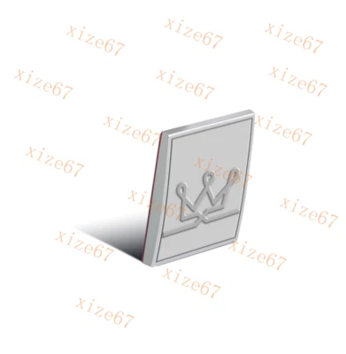 1 pieza para Volvo emblema trasero maletero pegatina bandera corona plata Foto 1 de 4