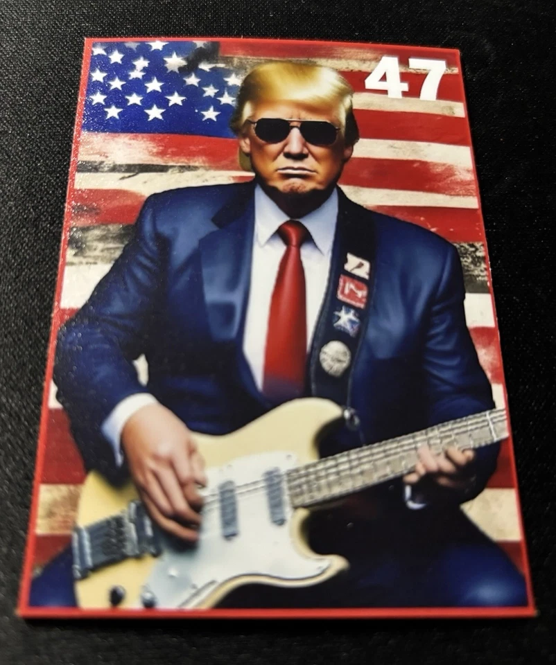 PRESIDENT DONALD TRUMP ACEO CARD ORIGINAL DESIGN AI PICTURE 47