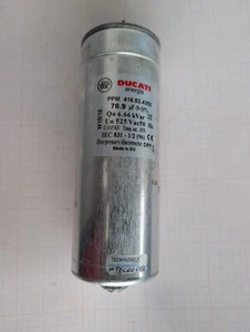 Ducati Condensatore rifasamento mono 6,66 kvar@525V 76,9 µF dim 60x167mm 416.53 - Picture 1 of 4