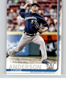 2019 TOPPS MINI On Demand CHASE ANDERSON Base Card Brewers #5
