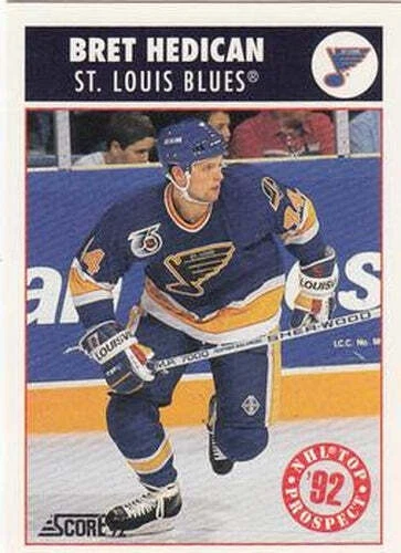 #471 Bret Hedican - St. Louis Blues - 1992-93 Score USA Hockey - Image 1 of 1