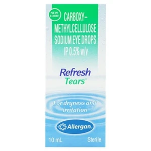 2 X Refresh Tears Eye Drops 10ml FREESHIP WORLDWIDE For Dryness - Picture 1 of 2