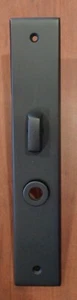 Baldwin 6502.190.KTIS Lakeshore Exterior Escutcheon Cut for Turn Satin Black - Picture 1 of 2