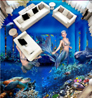 3D Mermaid Girl B1332 Floor WallPaper Murals Epoxy Floor Print Decal UK Amy