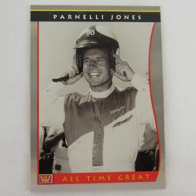 Tarjeta coleccionable Parnelli Jones All Time Great Indy 500 coleccionista CDA AW Sports #60 Foto 1 de 4