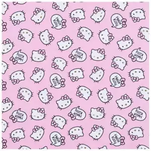 Handmade Blanket, Burp Rag/ Security Blanket, and Bib Hello Kitty - Picture 1 of 3