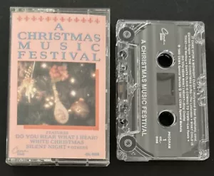 Christmas Music Festival 4XL6688 Al Martino Lou Rawls Dean Martin Cassette Tape - Picture 1 of 11