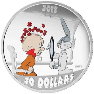 Canada 2015 $30 Looney Tunes: The Rabbit of Seville .9999 Fine Silver Coin - Picture 1 of 3