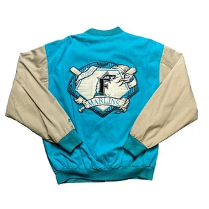 Florida Marlins Starter Vintage 90s Varsity Jacket Size Large - Picture 1 of 12
