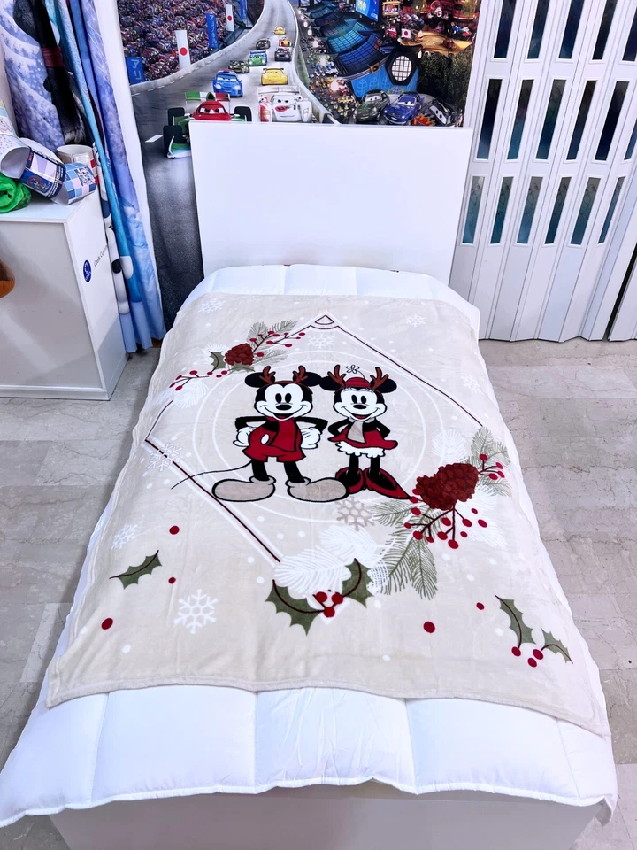 Disney Mickey Morbida Coperta Plaid Pile di Corallo 120x150cm Lettino Culla Bamb - Immagine 1 di 4