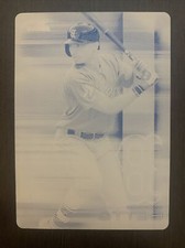 Mookie BETTS 2016 Topps Finest Cyan Printing Plate #35 1/1 Red Sox Dodgers🔥