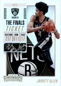 2018-19 Panini Contenders The Finals Ticket #82 Jarrett Allen /99