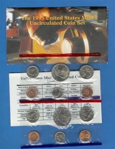 1995 P and D Mint Set - Envelope/COA - Complete - Picture 1 of 1