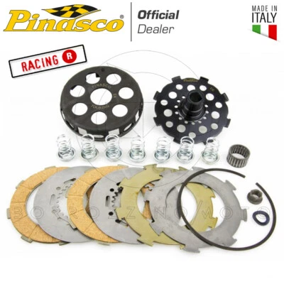 VESPA PX 200 - PINASCO POWER CLUTCH FRIZIONE COMPLETA RINFORZATA 7 MOLLE ACCIAIO