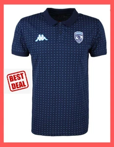 Montpellier Herault Rugby Polo Kappa Homme Bianca Top 14 Pro D2 MHR Rugby