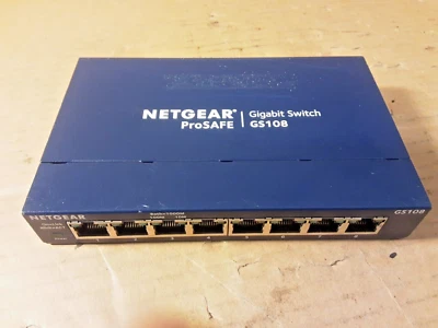 Netgear GS108v4 ProSAFE 8 Port Gigabit Network Switch(no PSU included ) - Image 1 of 4