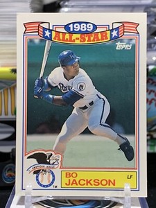 1990 Topps Glossy All-Stars Bo Jackson Baseball Card #17 JO2S