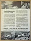 2/1967 ARTICLE 1 PAGE AIR AFRIQUE AFRICA AIRLINE CARAVELLE 11R AEROGARE ABIDJAN