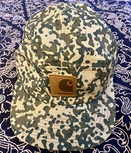 Rare CARHARTT / Starter WIP Camo Army 5-PANEL CAP hat NWOT black polo supreme - Picture 1 of 4