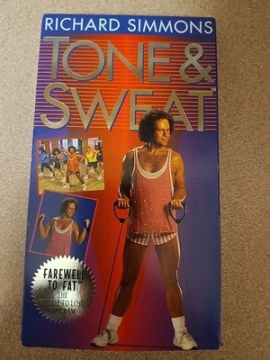 Richard Simmons “Tome and Sweat VHS Tape Workout 1994 - NEW / SEALED - Image 1 of 2