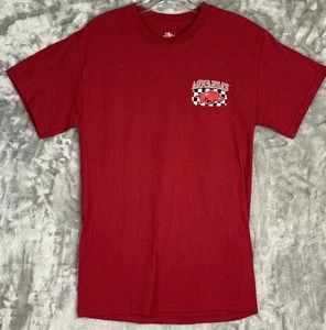 College Republic Arkansas Razorbacks Motor Sports Shirt Size Small SEC NWT - Picture 1 of 9