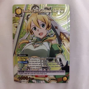 Union Arena Leafa (Diosa de la Tierra, Terraria) UE07BT/SAO-1-028 R* Arte Antiguo - Imagen 1 de 2