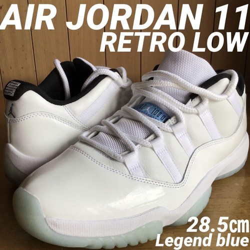 Uomo 10.5US Aj11 Jordan11 Low Air Legend Blu