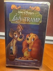 Walt Disney’s Masterpiece : Lady and the Tramp ( VHS, Fully Restored ) - Picture 1 of 8