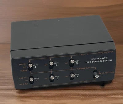Realistic Tape Control Center #42-2105 Vintage Audio Radio Shack Audiophile - Image 1 of 4