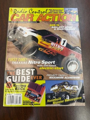 Radio Control Car Action magazine RCCA February 1998 RC vintage - Image 1 of 2