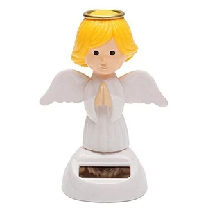 Solarbetriebener Tanzwinkel Puppenauto Armaturenbrett Tanzen Figur Spielzeug Dekor - Bild 1 von 11