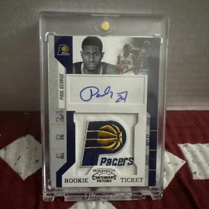2010-11 Playoff Contenders Patches Ticket Paul George #110 Rookie Auto RC - Picture 1 of 6