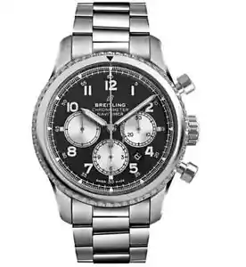 Breitling Navitimer 8 Quadrante Nero Cronografo B01 Cronometro 43 AB0117131B1A1 - Picture 1 of 1