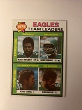 1979 Topps Montgomery Carmichael Edwards Harrison Philadelphia Eagles Card #151