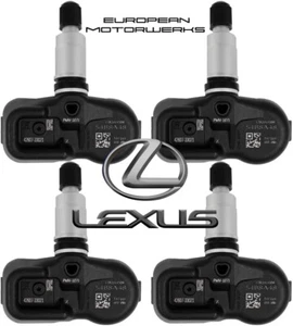 SET OF 4 OEM 04-16 LEXUS IS F IS250 IS350 ES350 TPMS Tire Pressure Sensors Kit - Picture 1 of 1