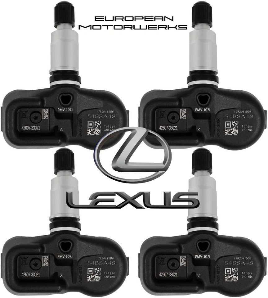JUEGO DE 4 OEM 04-16 LEXUS RX330 RX350 RX400h RX450 TPMS Kit de sensores de presión de neumáticos Foto 1 de 1