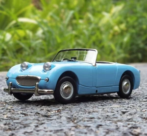 1/18 Austin Healey Sprite Kyosho Blue Speedwell Blue Diecast Model Car - Picture 1 of 11