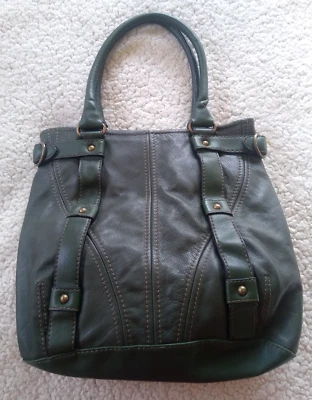 Boho хиппи кожи ведро сумочки сумка оливковый зеленый богемный на A.N.A - Изображение 1 из 4