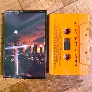 Equip LIVE IN LA Orange Color Cassette Tape Vaporwave Chiptune 100% Electronica - Picture 1 of 10