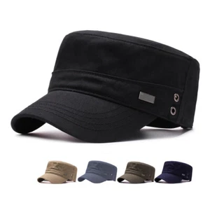 Sombreros Militares Ejército Cadete Gorra Táctica Hombres Mujeres Golf Exterior Cuatro Estaciones Sombrero - Imagen 1 de 17