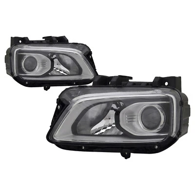 Headlight Set Fits 18-21 Hyundai Kona CAPA Certified Halogen - Imagem 1 de 4