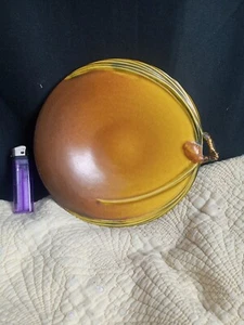 Rate Roseville Pottery • Piatto pigna marrone anni '30 ottime condizioni Originale - Foto 1 di 7
