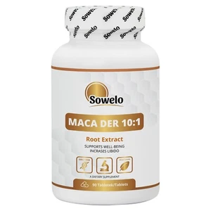 Maca Root – Compresse – Adattogeno, Vitalità, Libido – Alta Qualità – Sowelo - Foto 1 di 9