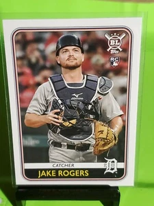 2020 Topps Big League Baseball Jake Rogers RC #199 Rookie Detroit Tigers - Picture 1 of 2